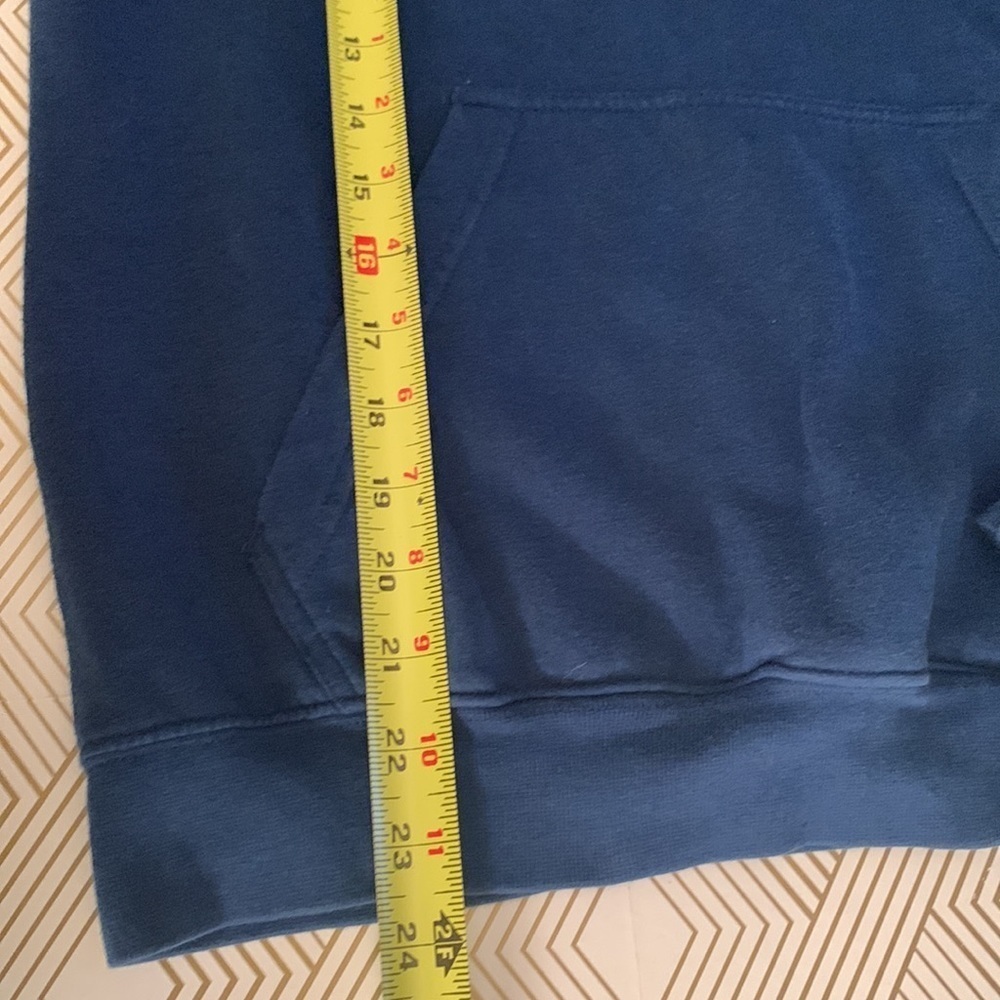 Nike  Funnel Fleece Blue Hoodie/Sweatshirt Size M #570 - Picture 12 of 12